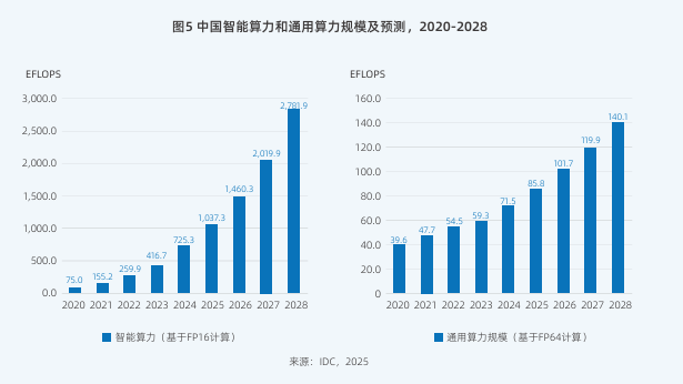 图源：IDC 《2025年中国人工智能计算力发展评估报告》_云宏虚拟化