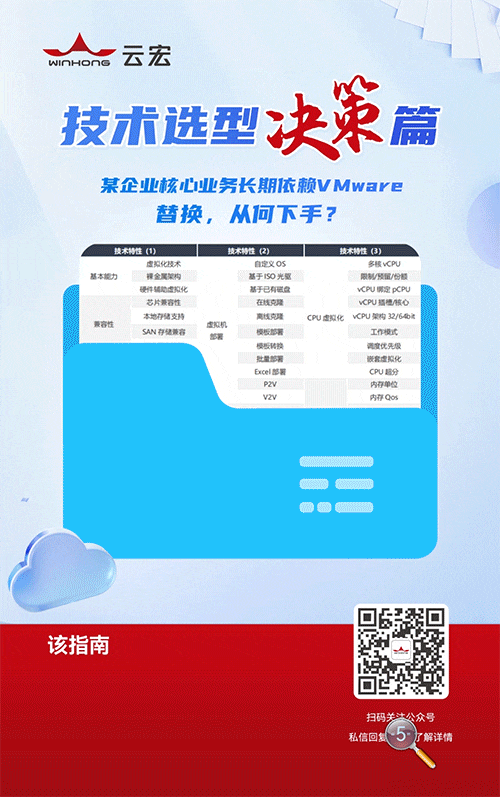 VMware替换-技术选型决策篇_云宏虚拟化