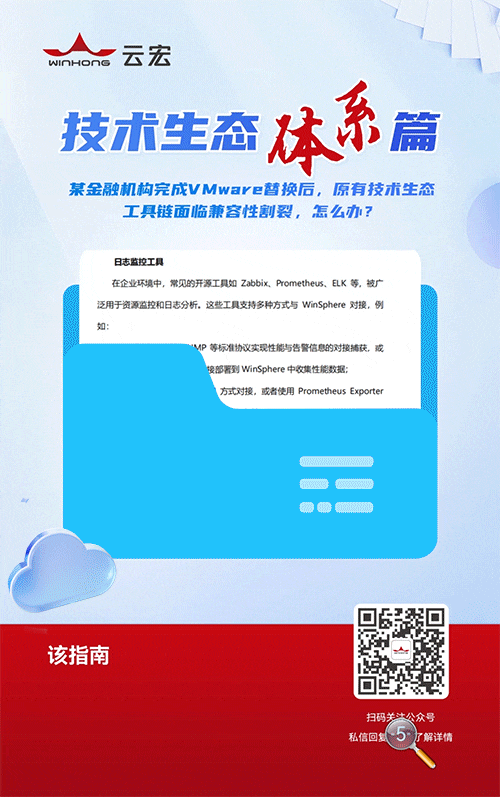 VMware替换-技术生态体系篇_云宏虚拟化